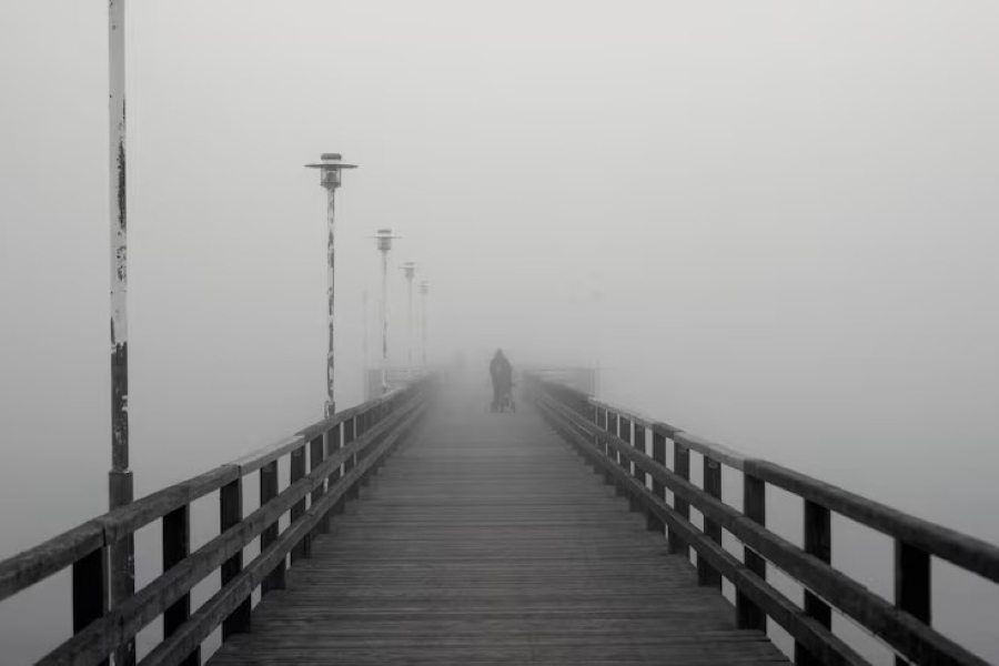 Illustration du peu de visibilité