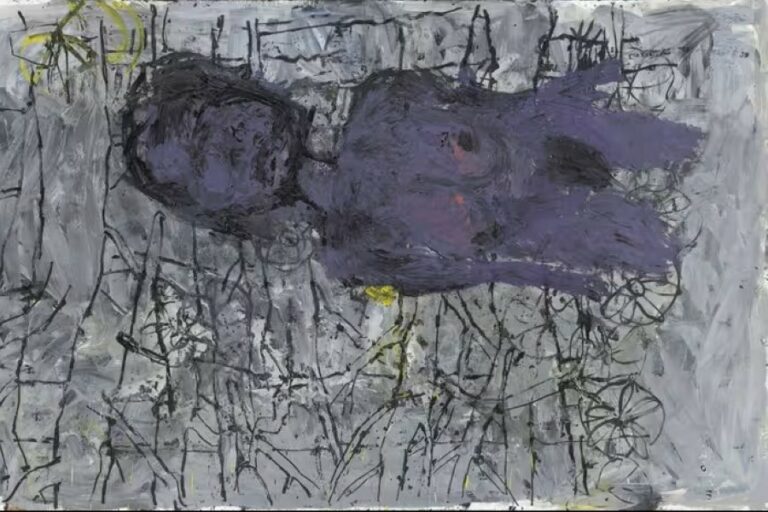 Tableau-vingt-neuf (détail) de Georg baselitz