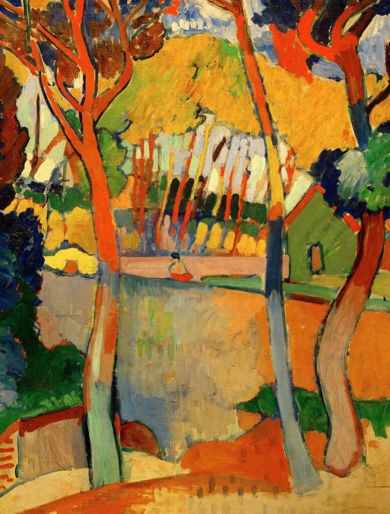 Trois arbres, L'Estaque par André Derain