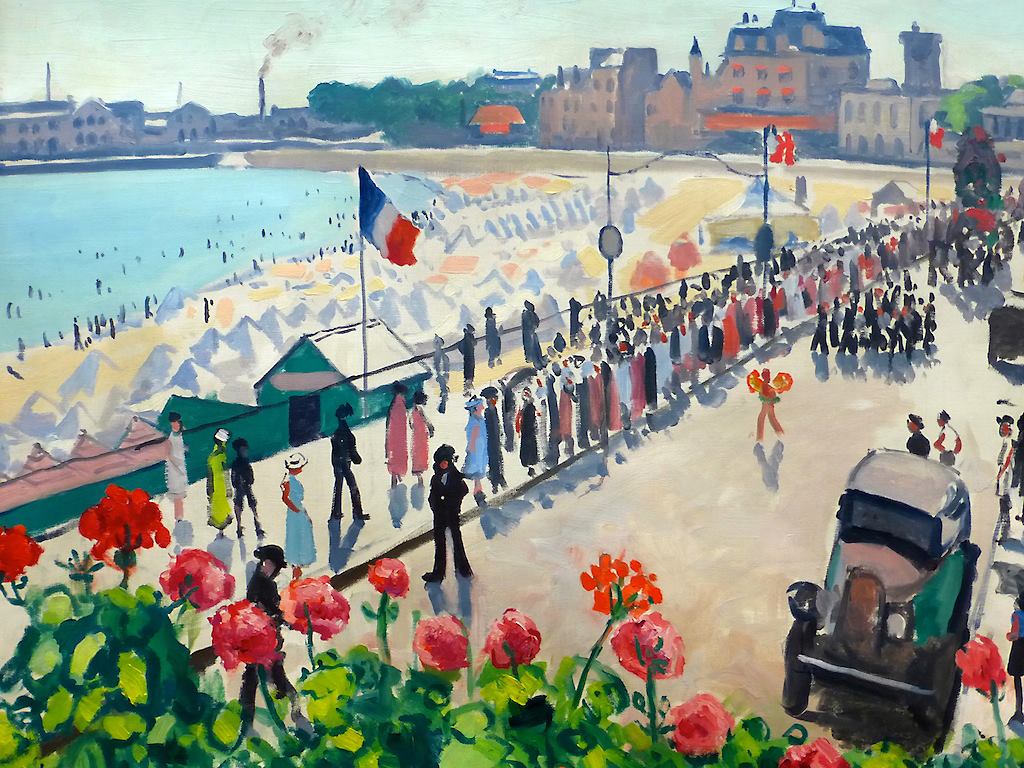 Fête aux Sables d'Olonne  par Albert Marquet