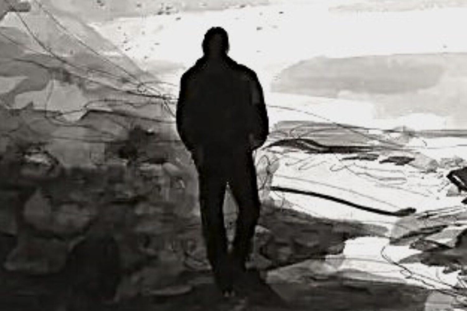 Illustration de l'impossible silence