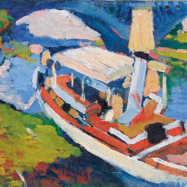 Bateau sur La Seine, environs de Paris par André Derain