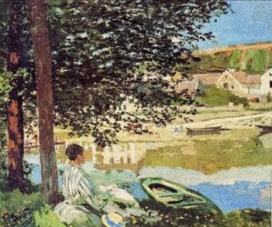 Bord de Seine, Bennecourt de Claude Monet