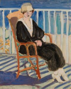 Jeune fille au balcon sur la mer d'Henri Matisse