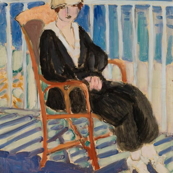 Jeune fille au balcon sur la mer d'Henri Matisse
