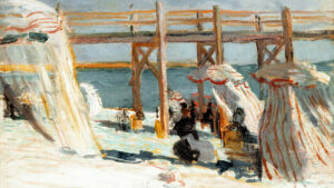L’Estacade à Sainte-Adresse par Raoul Dufy