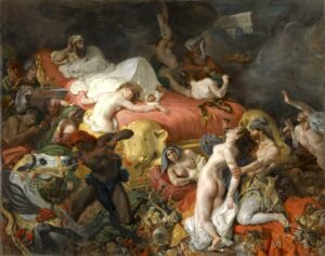 La Mort de Sardanapale par Eugène Delacroix