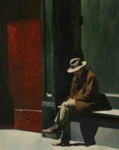 La solitude par Edward Hopper