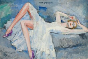 Les escarpins mauves par Kees van Dongen