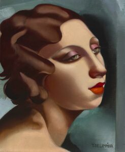 Portrait d'une jeune femme par Tamara de Lempicka