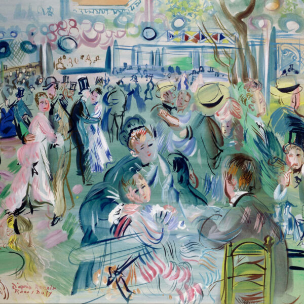 Le Moulin de la Galette d'après Renoir par Raoul Dufy