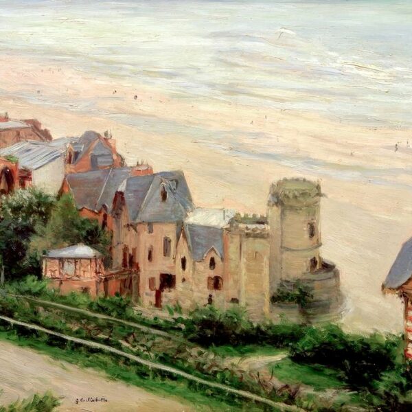 Villas à Trouville par Gustave Caillebotte
