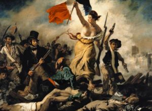 La liberté guidant le peuple par Eugène Delacroix