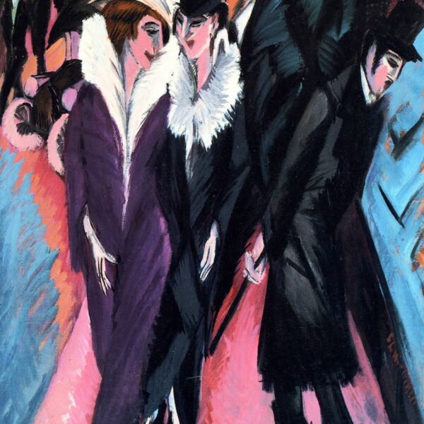 La Rue par Ernst Ludwig Kirchner