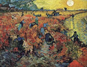 La Vigne rouge par Vincent van Gogh