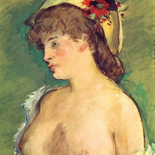 La blonde aux seins nus par Édouard Manet