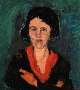 La femme au col rouge de Chaïm Soutine