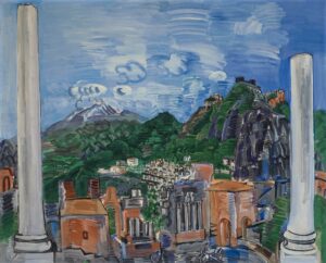 Le théâtre antique de Taormina par Raoul Dufy