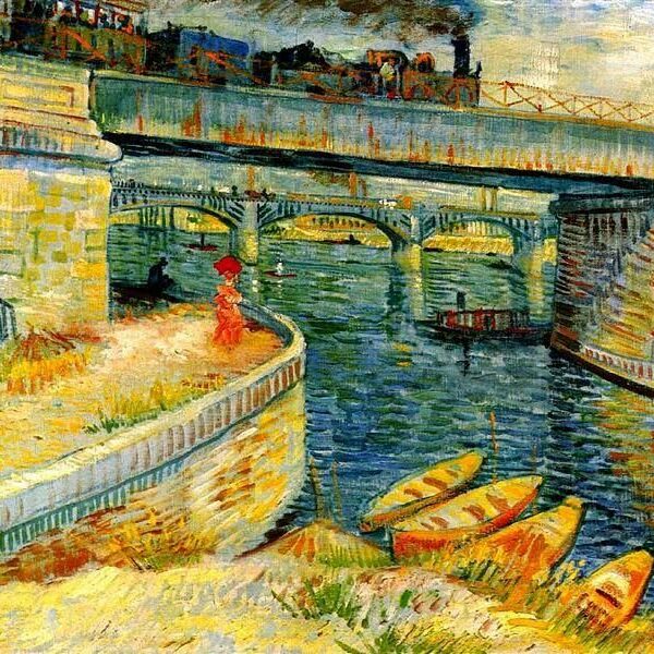 Ponts sur la Seine à Asnières par Vincent Van Gogh