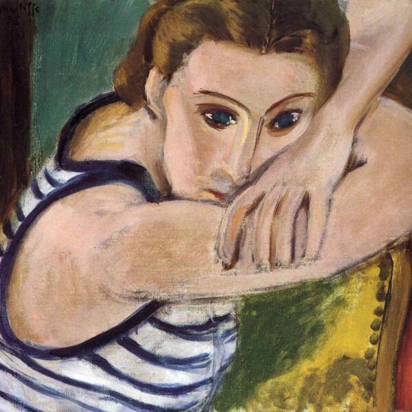 Les yeux bleus par Henri Matisse