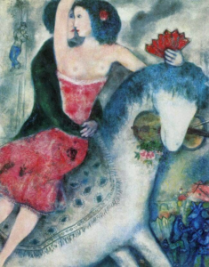 Cavalière par Marc Chagall