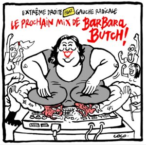 Censure des extrêmes, dessin de Coco
