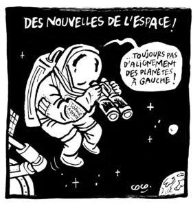 Des nouvelles de l'espace, dessin de Coco