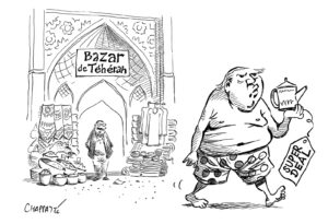 Trump le négociateur, dessin de Chappatte