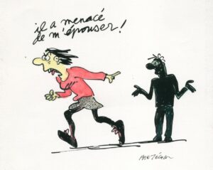 La société dessin de Claire Bretécher