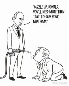 Poutine au secours de Trump par News Thump