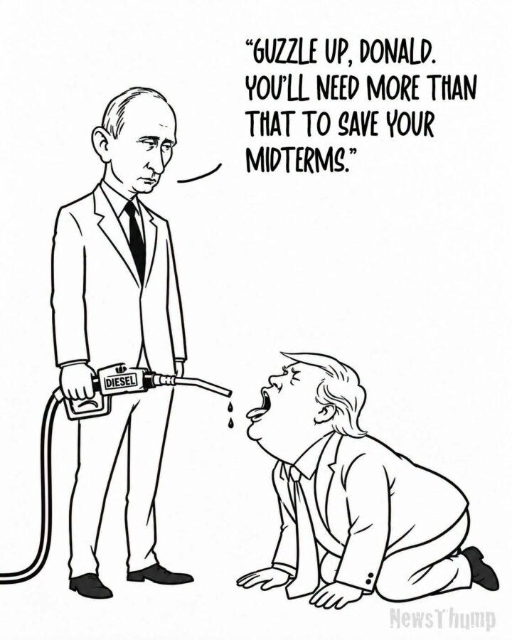 Poutine au secours de Trump par News Thump
