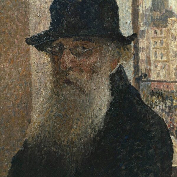 Autoportrait avec un chapeau de Camille Pissarro
